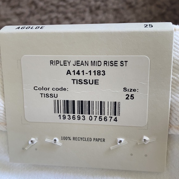 Agolde Ripley Jeans in Mid Rise - Picture 3 of 3